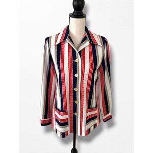Vintage 1970s Barclay Square Americana Leisure Jacket, Size 14